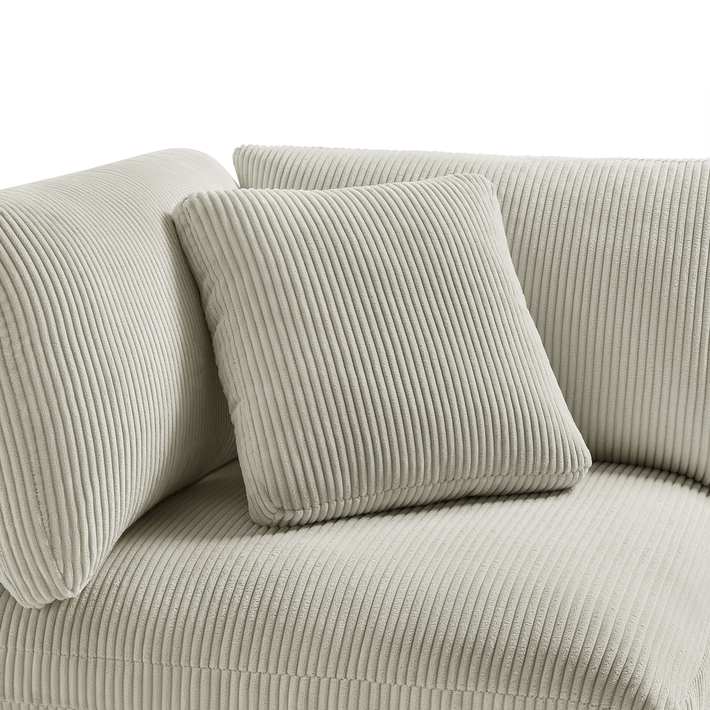 Deep Comfort Modular Chaise Sofa