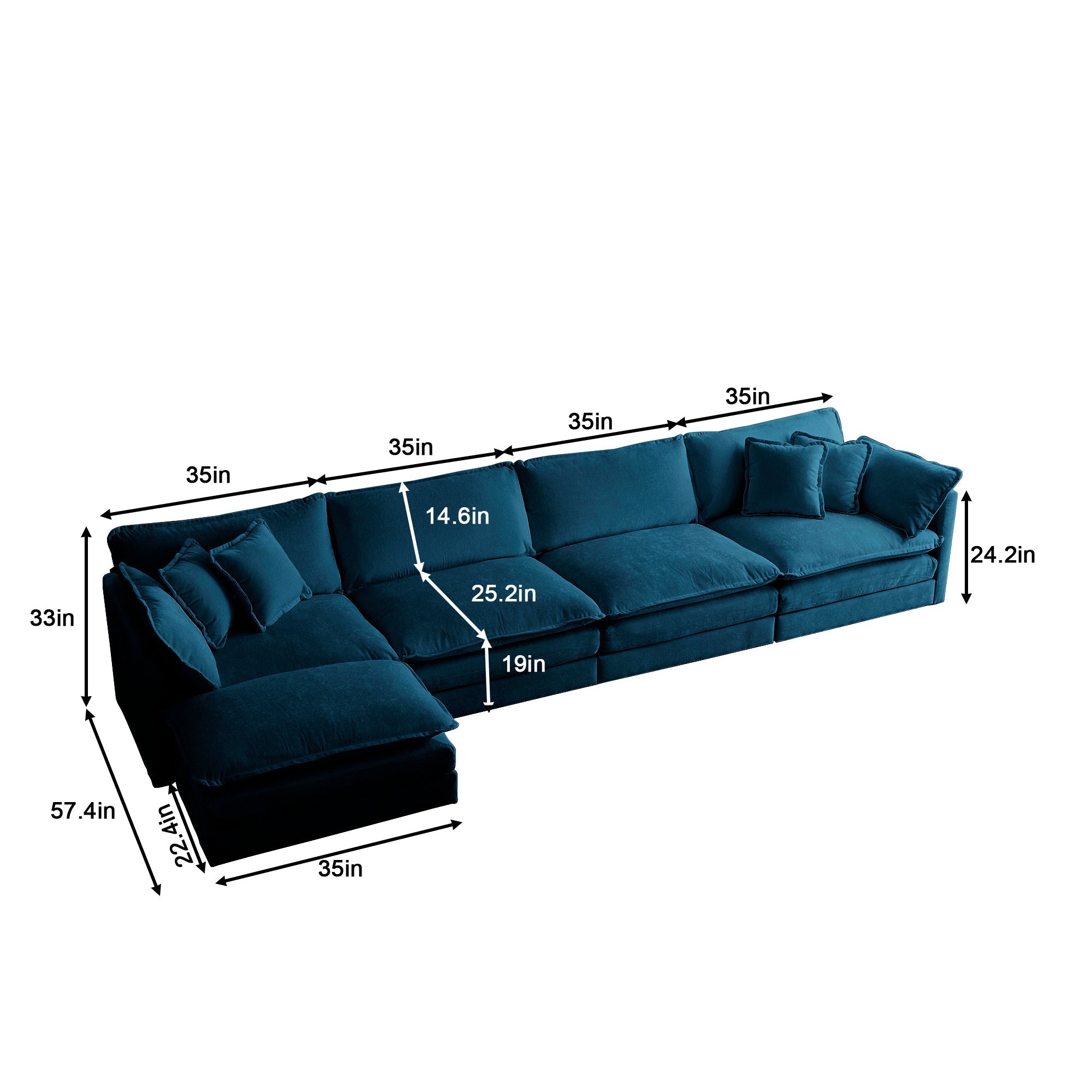 Sectional Sofa for Living Room