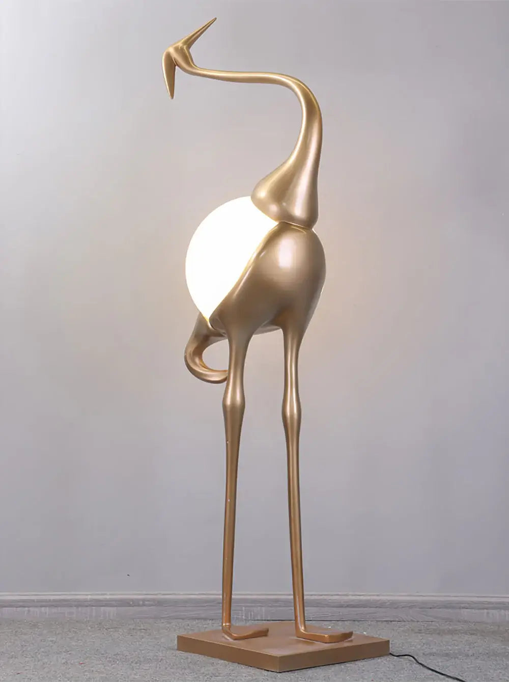 Animal Crane Floor Lamp