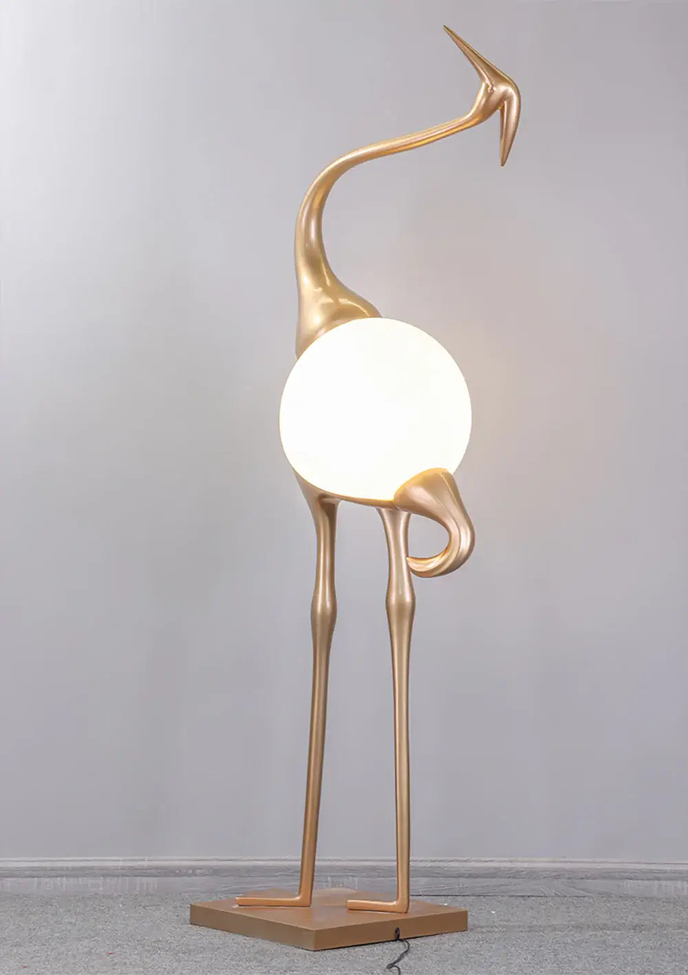 Animal Crane Floor Lamp