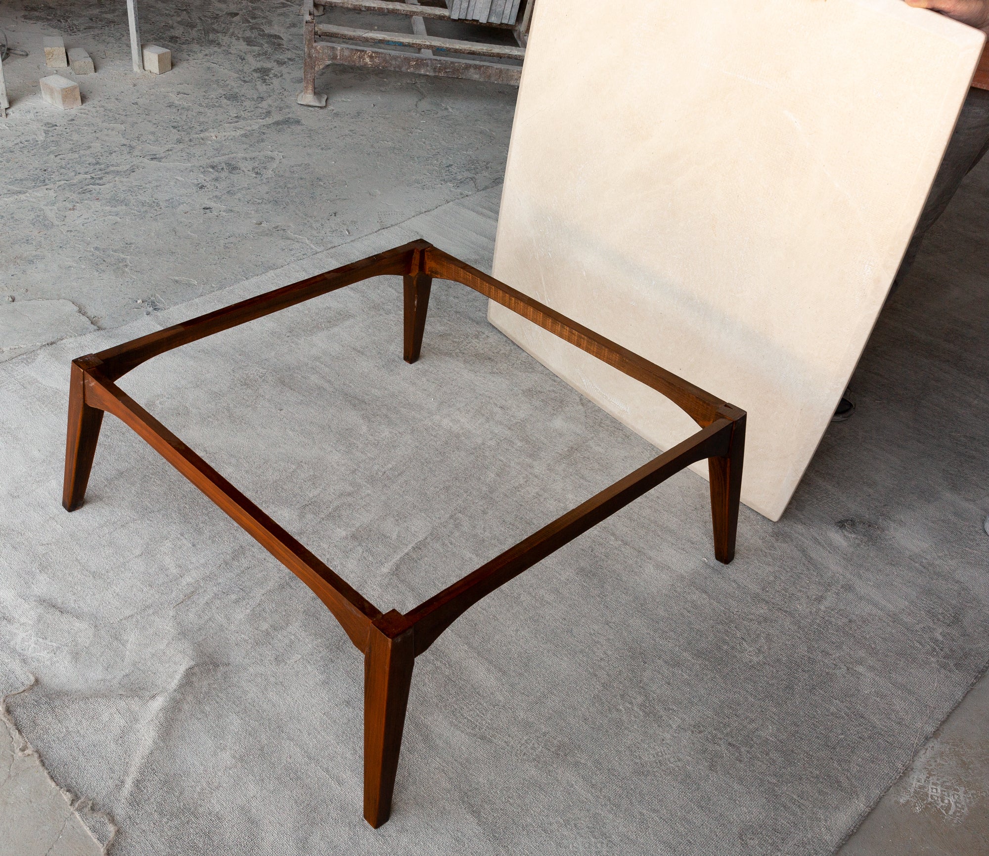 Beige Marble Coffee Table