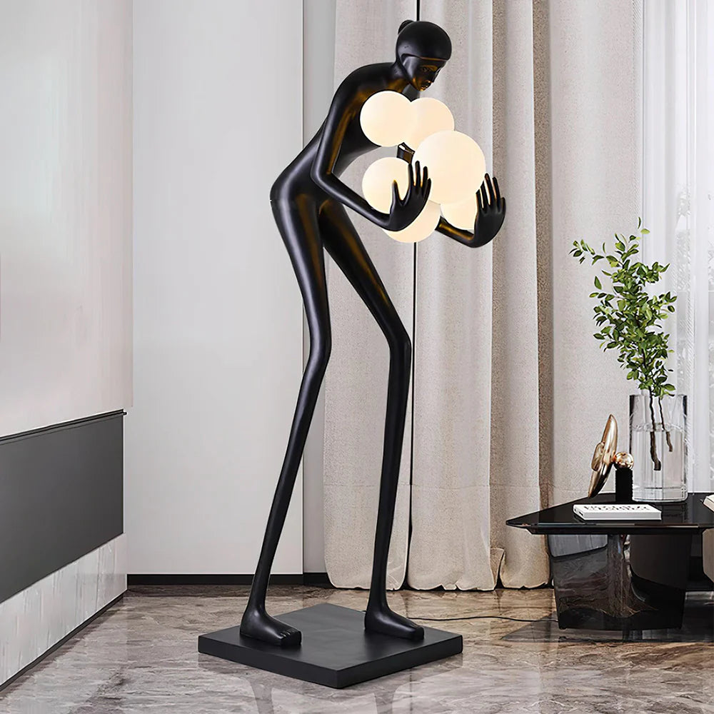 Statue Decoration Floor Lamp