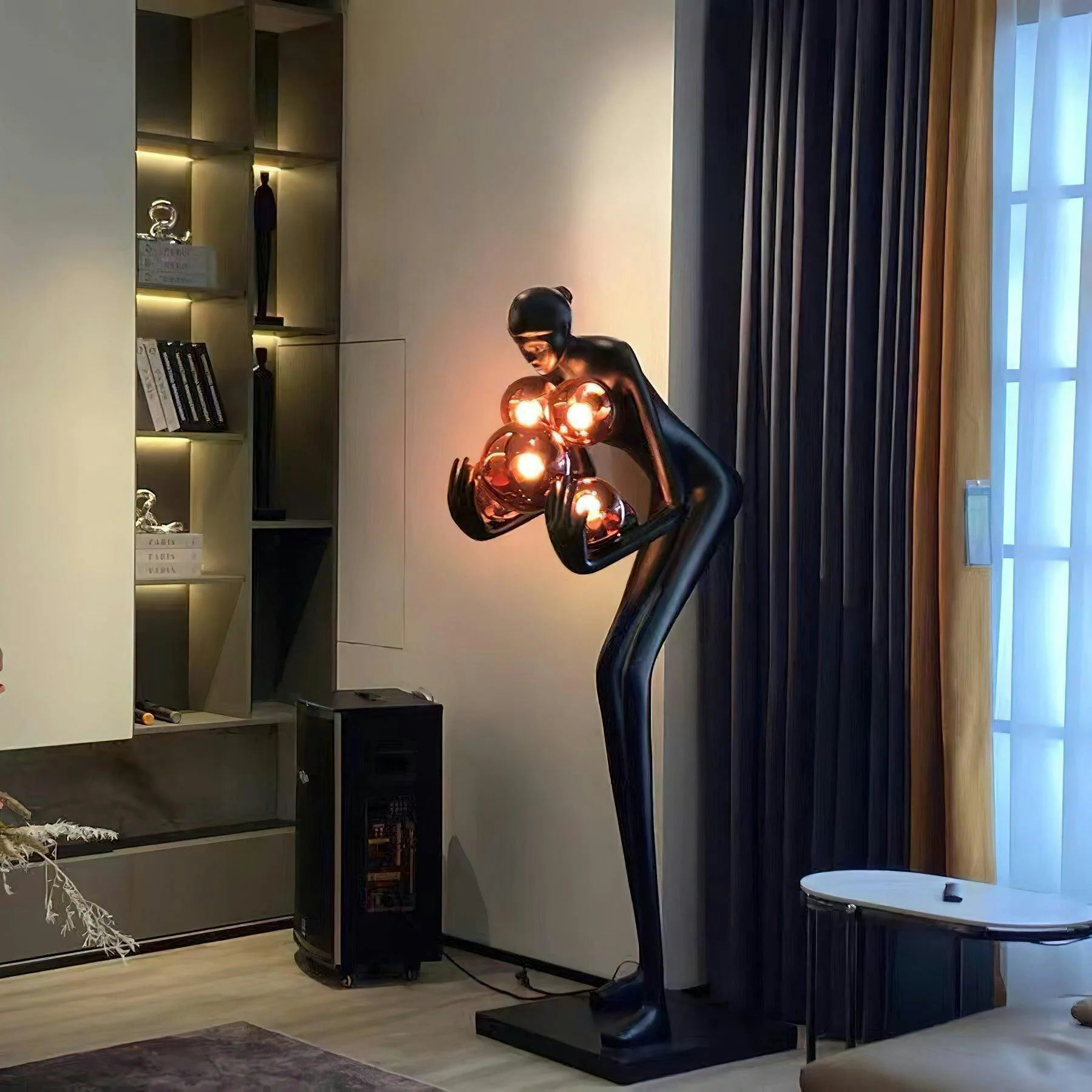 Statue Decoration Floor Lamp