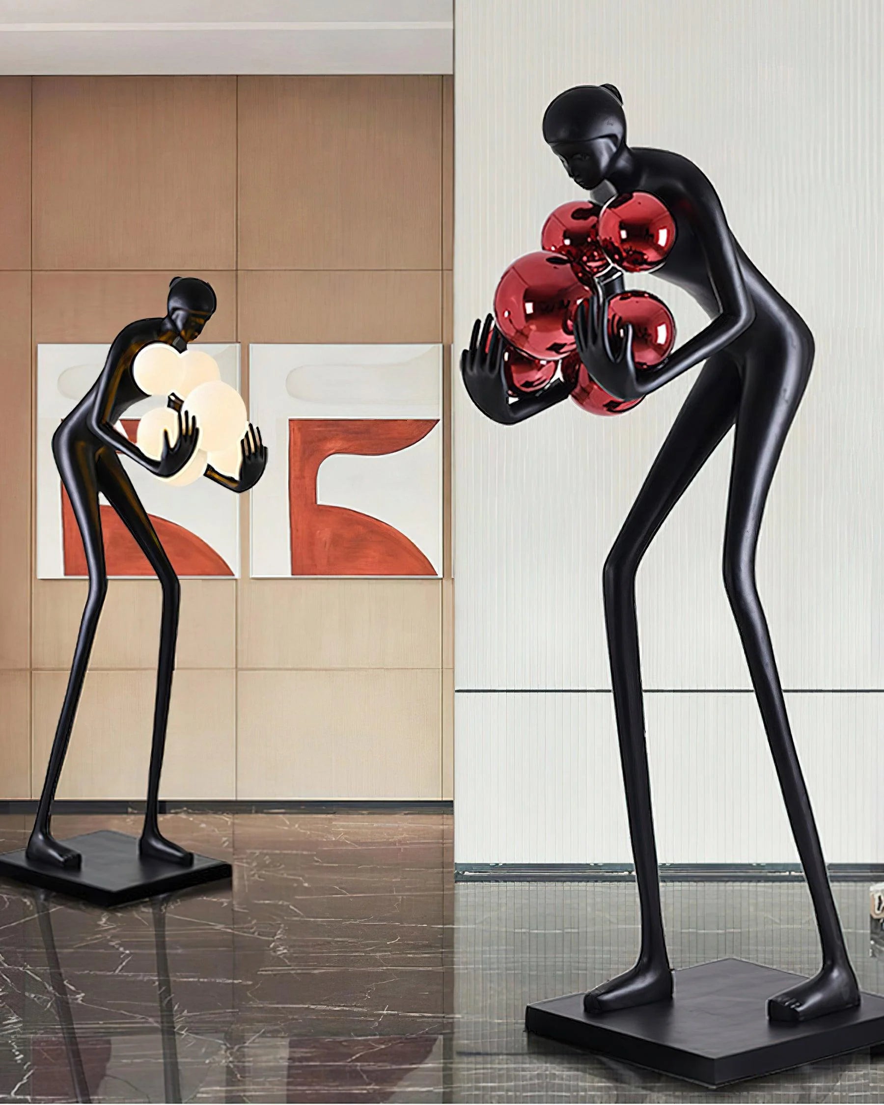 Statue Decoration Floor Lamp