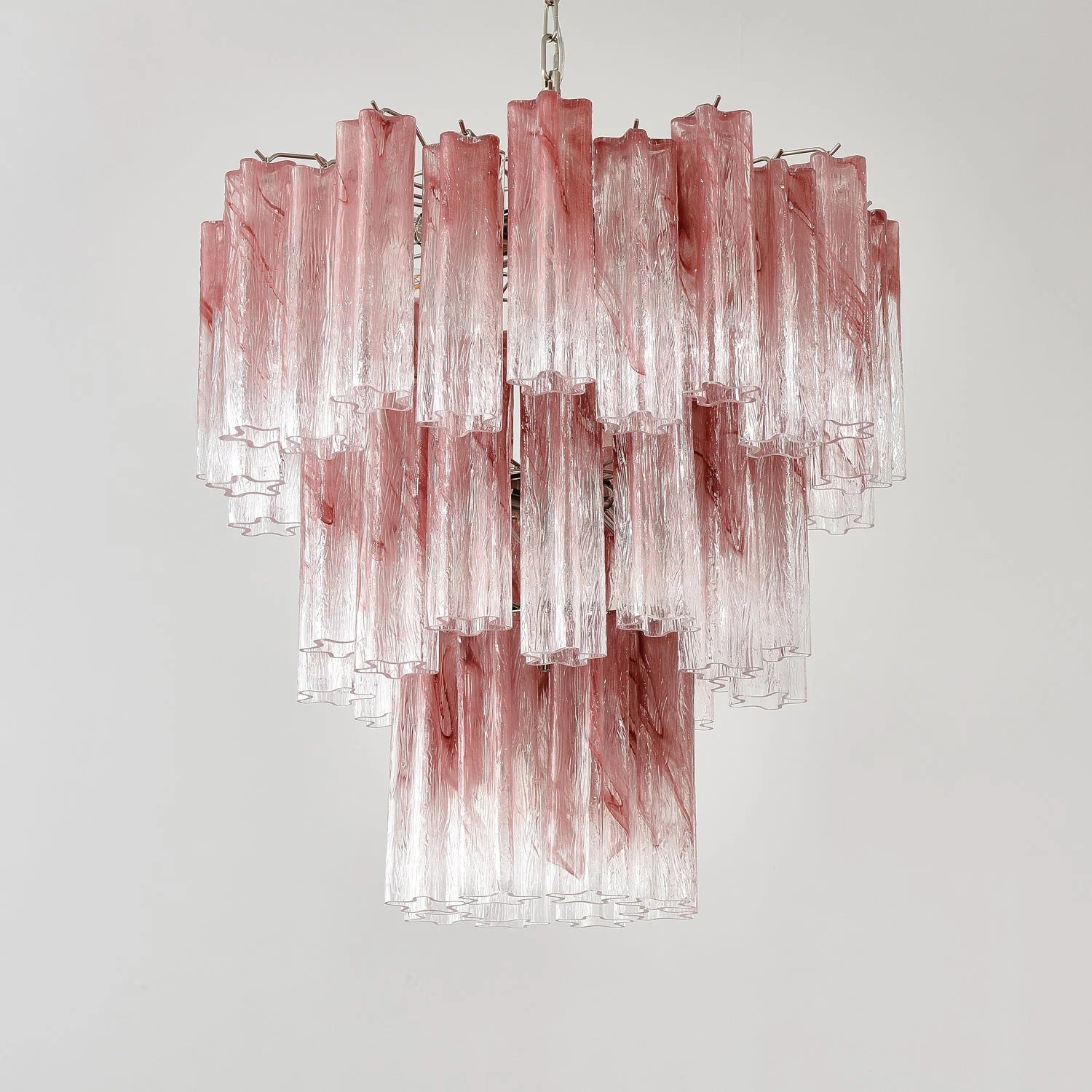 Murano Pink Rose Chandelier