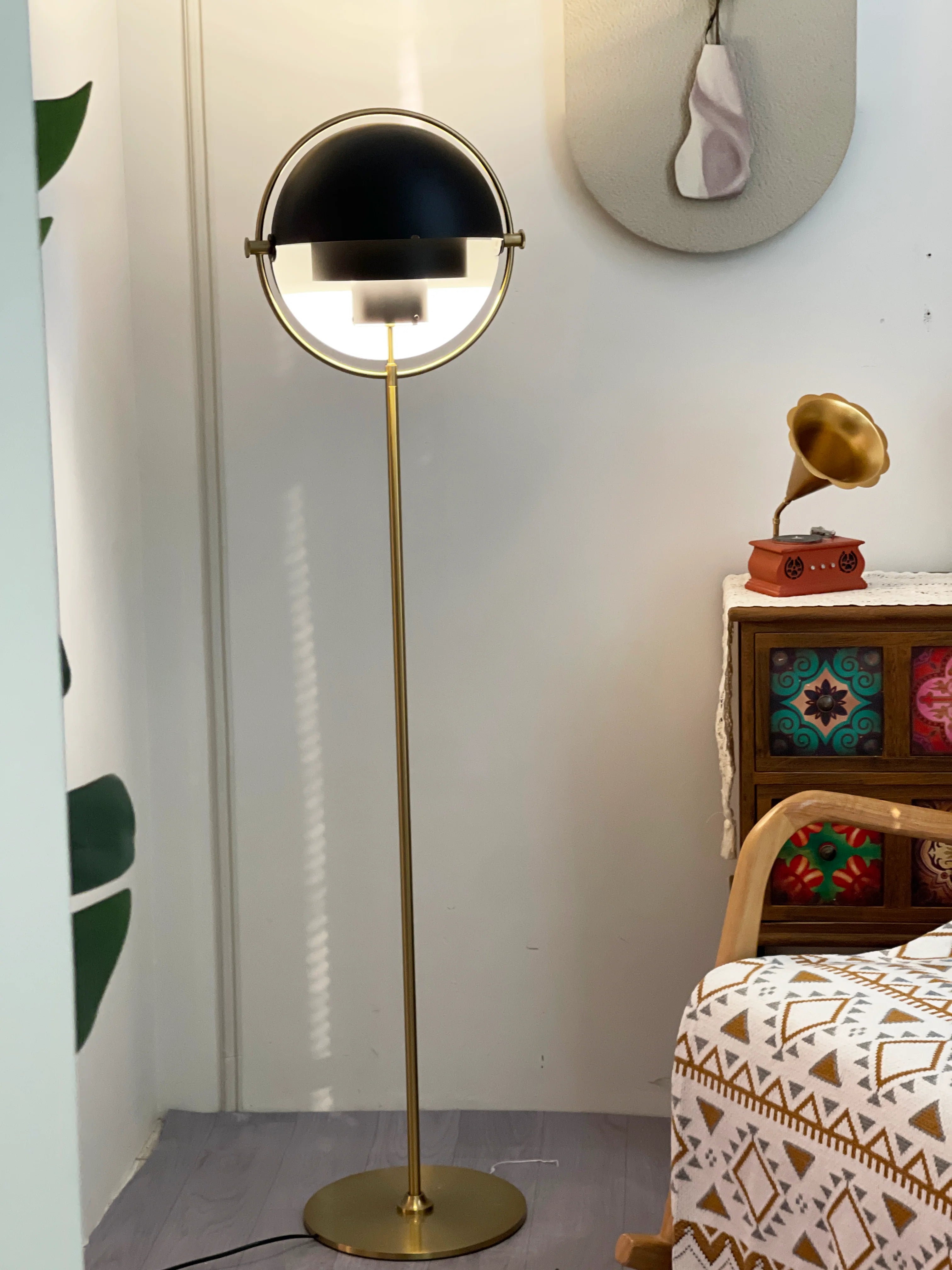 Rotating Ball Floor Lamp