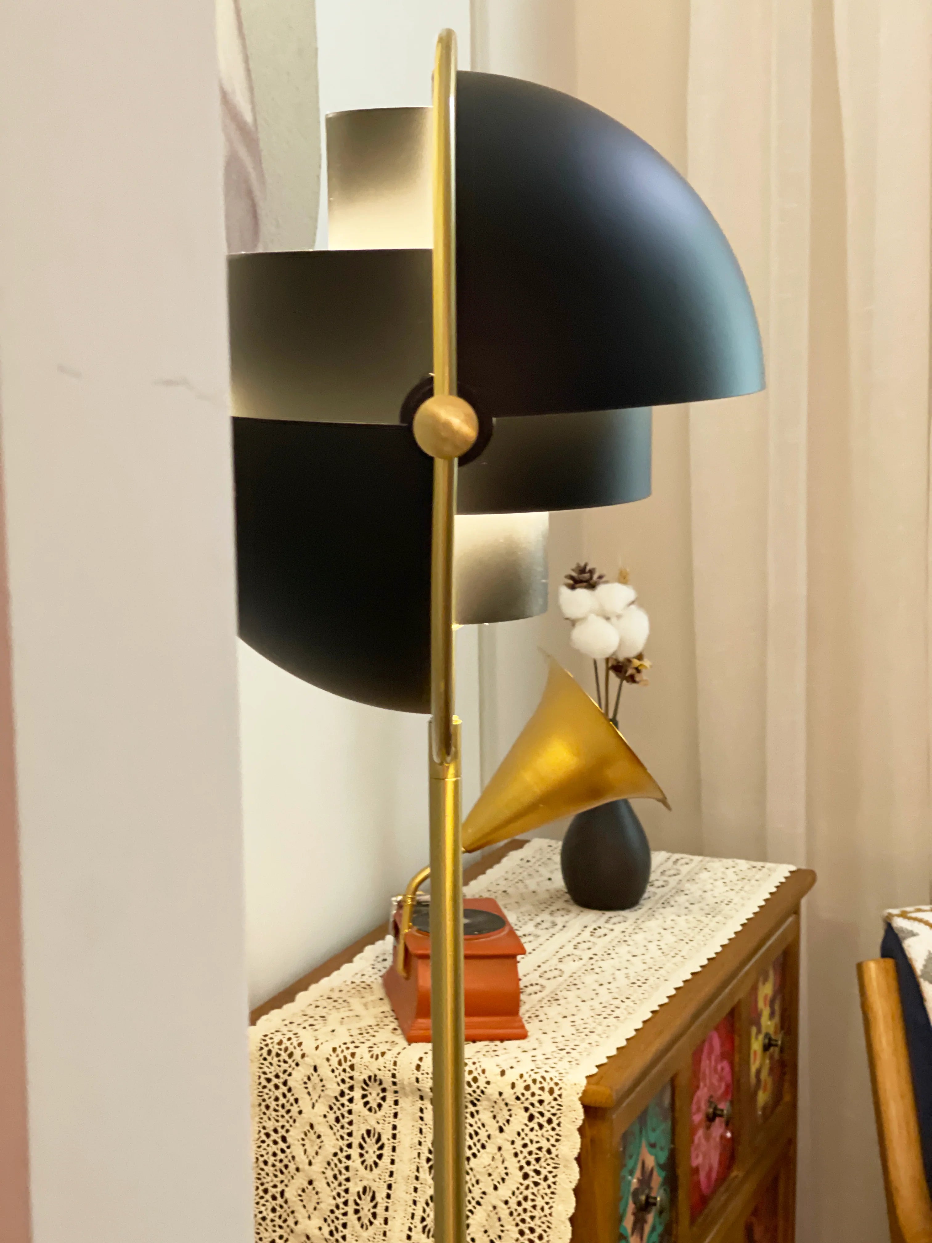 Rotating Ball Floor Lamp