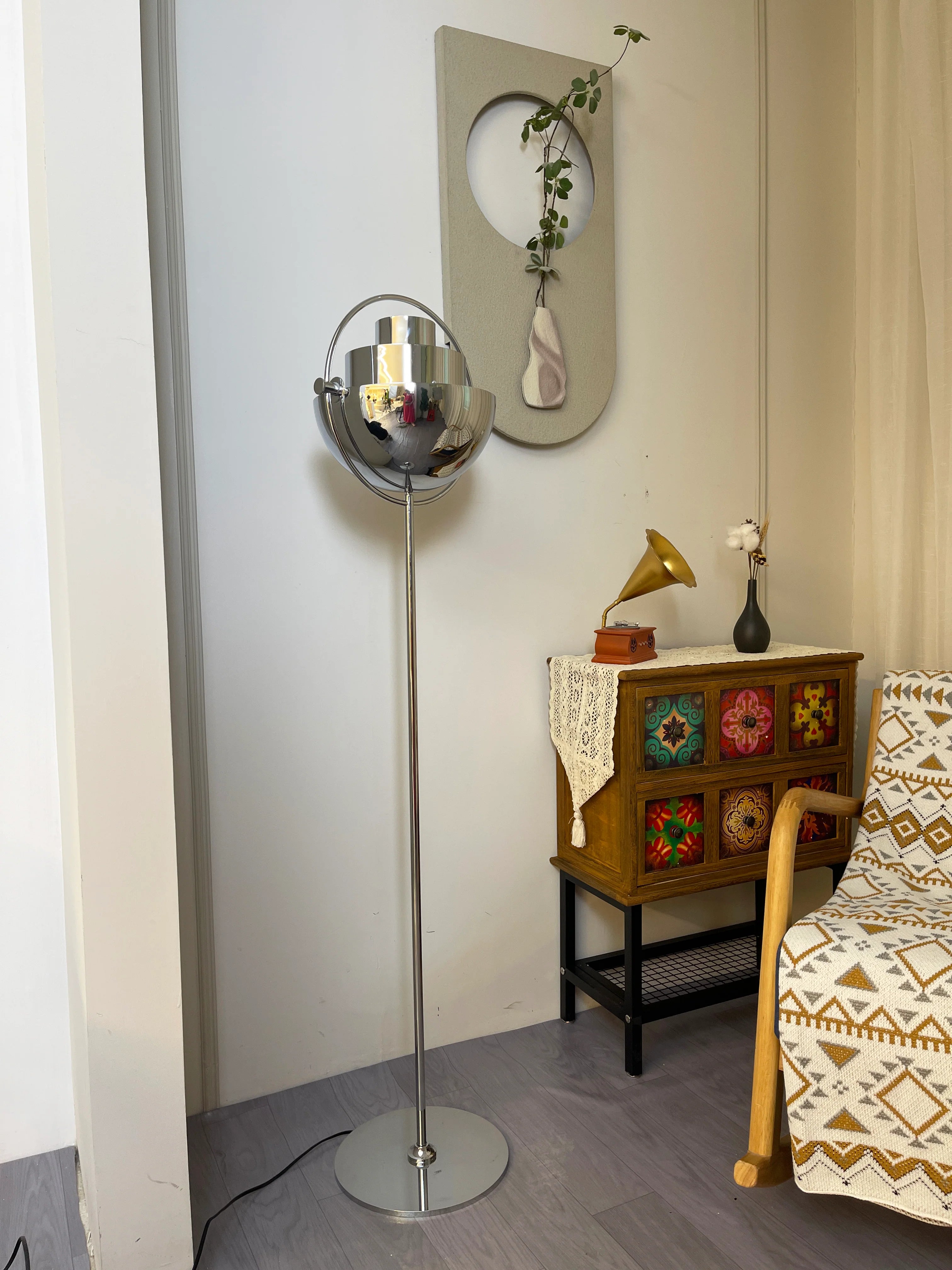 Rotating Ball Floor Lamp