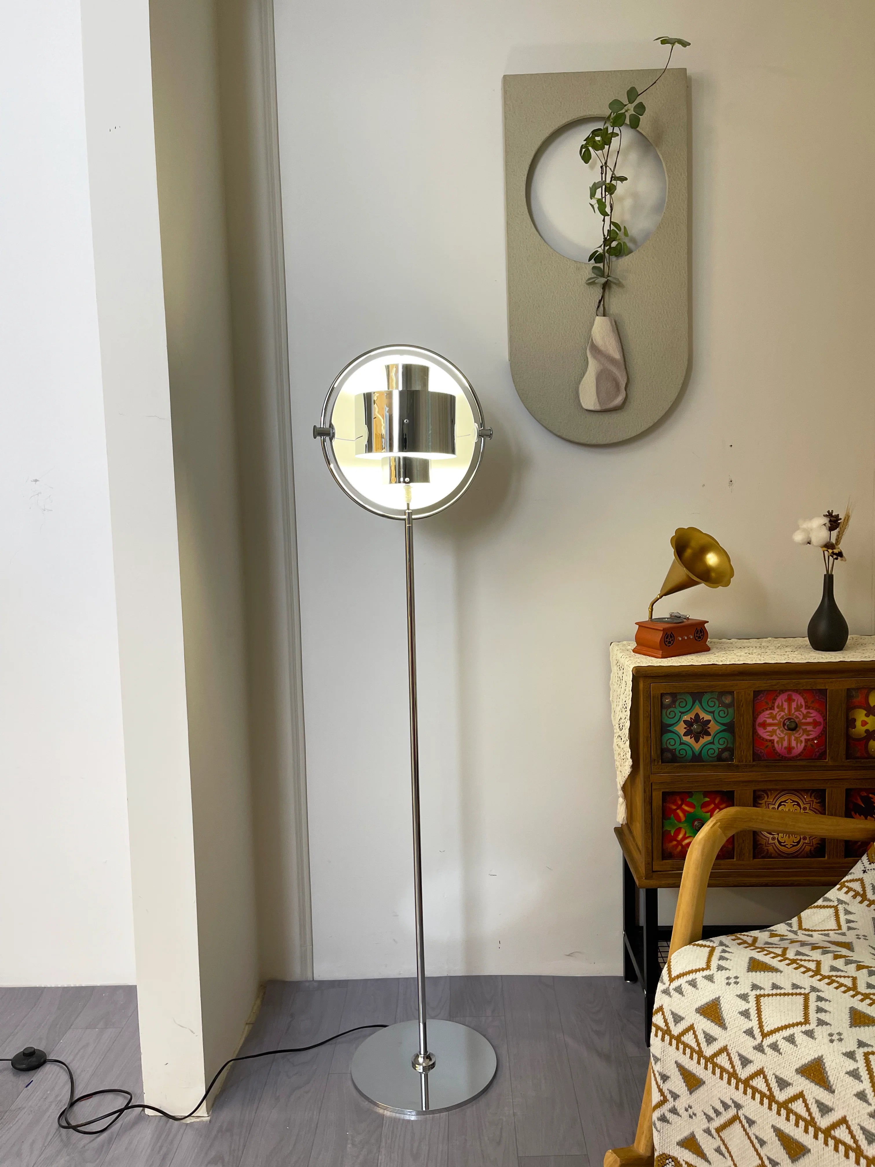 Rotating Ball Floor Lamp