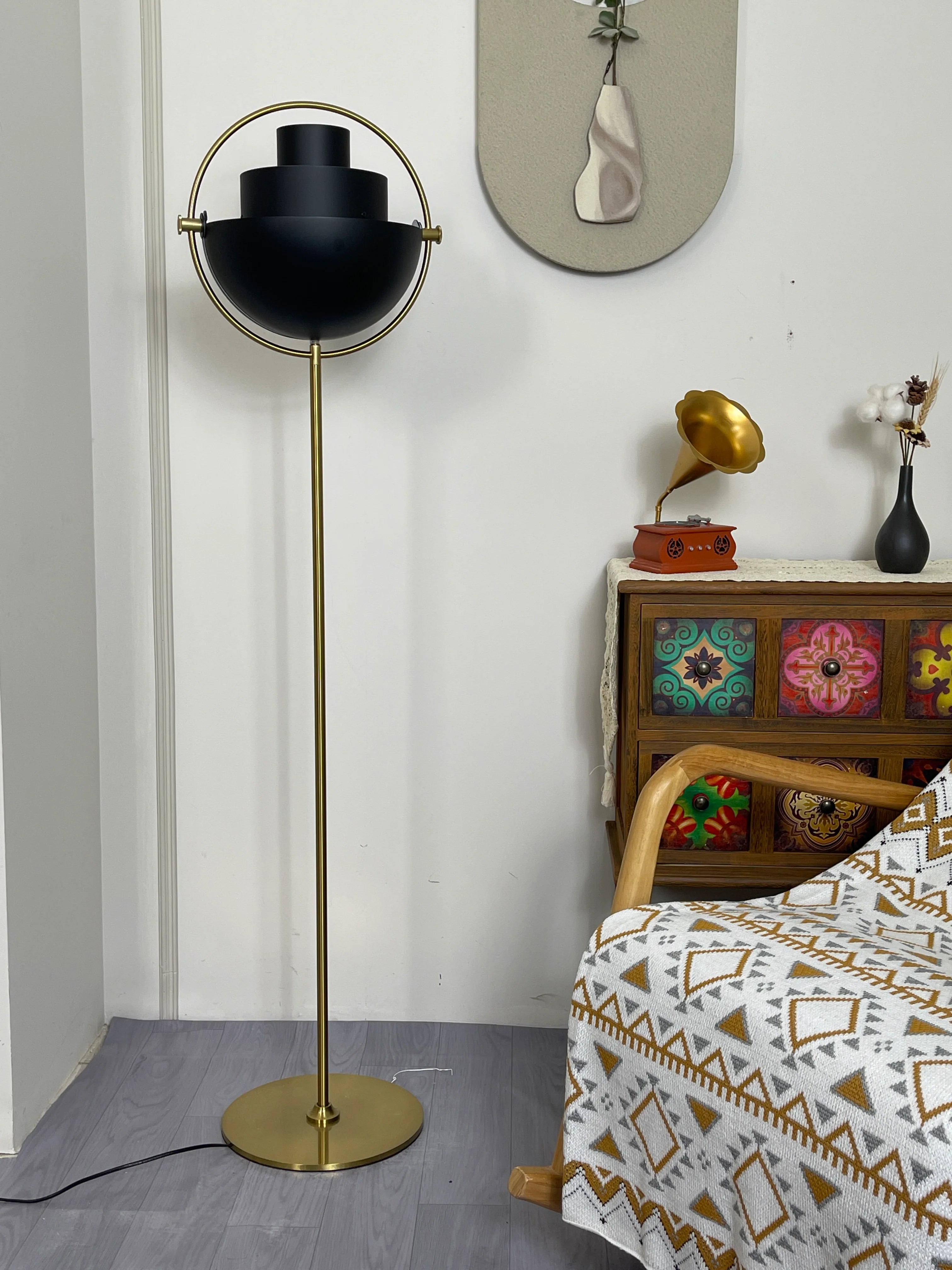 Rotating Ball Floor Lamp