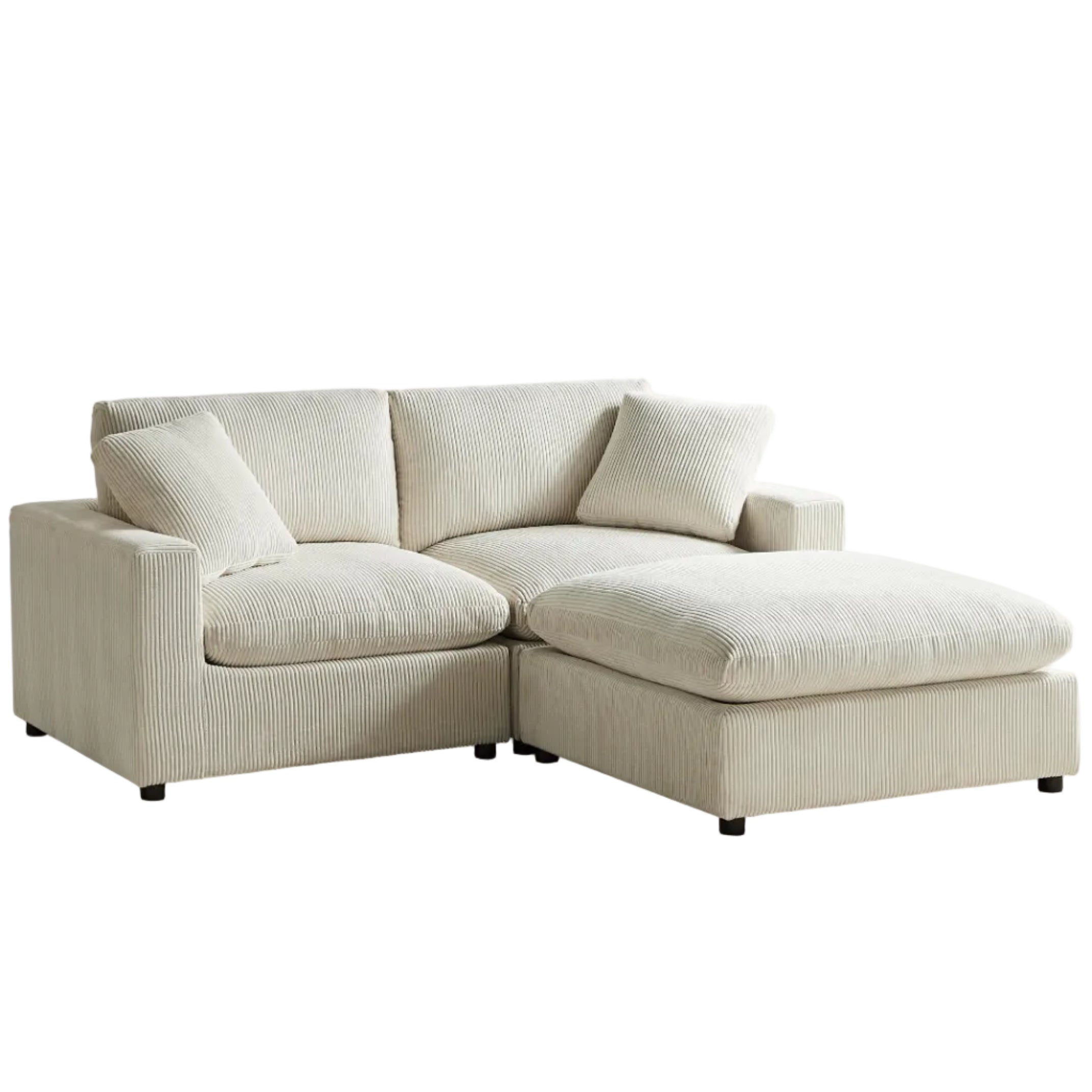 Deep Comfort Modular Chaise Sofa