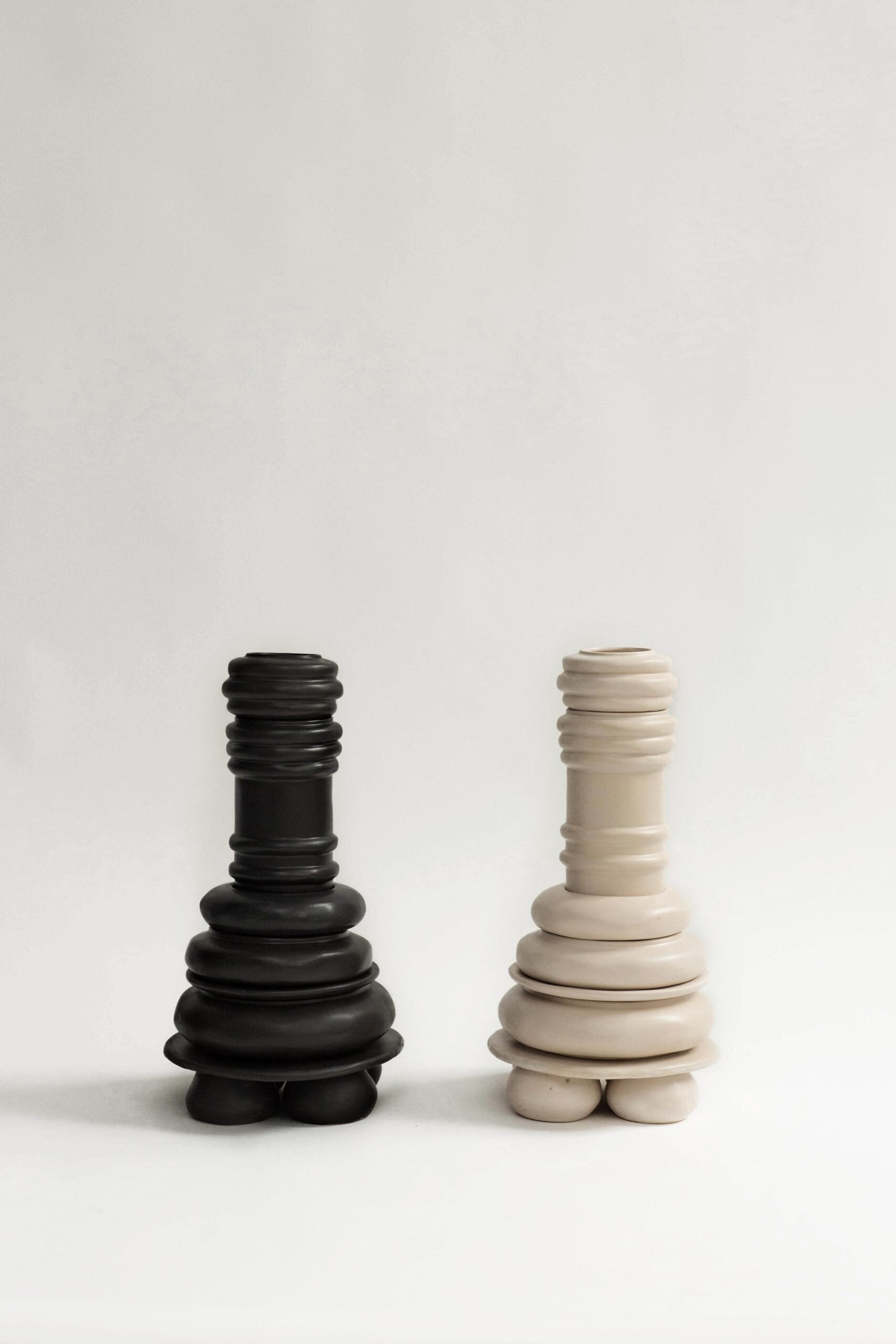 Handcrafted Sculptural Dining Art Set