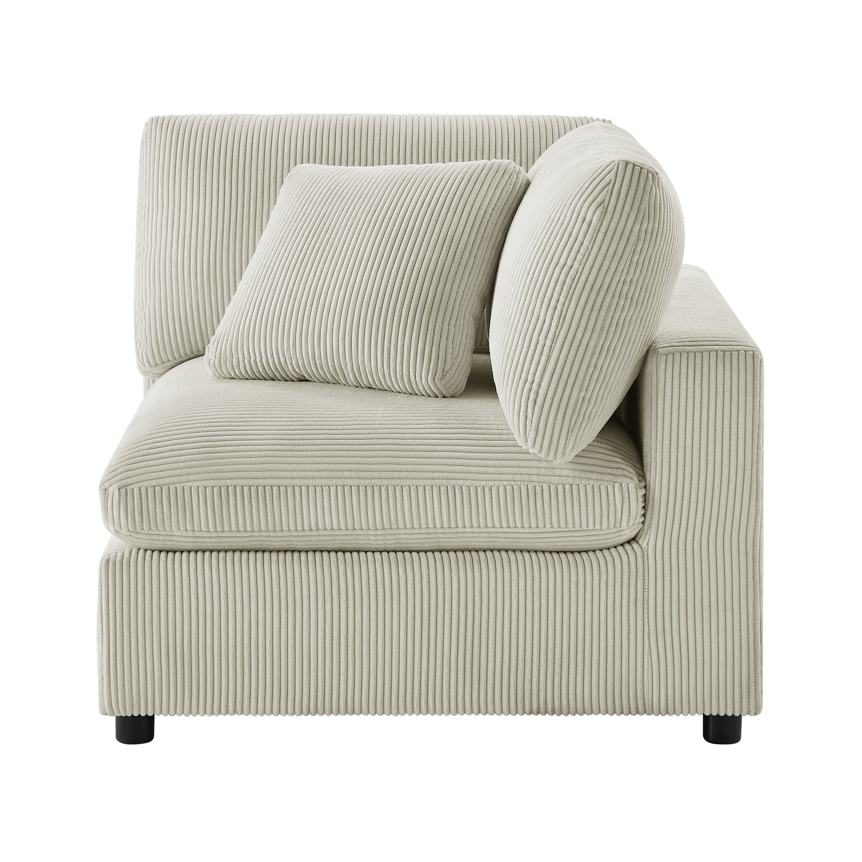 Deep Comfort Modular Chaise Sofa