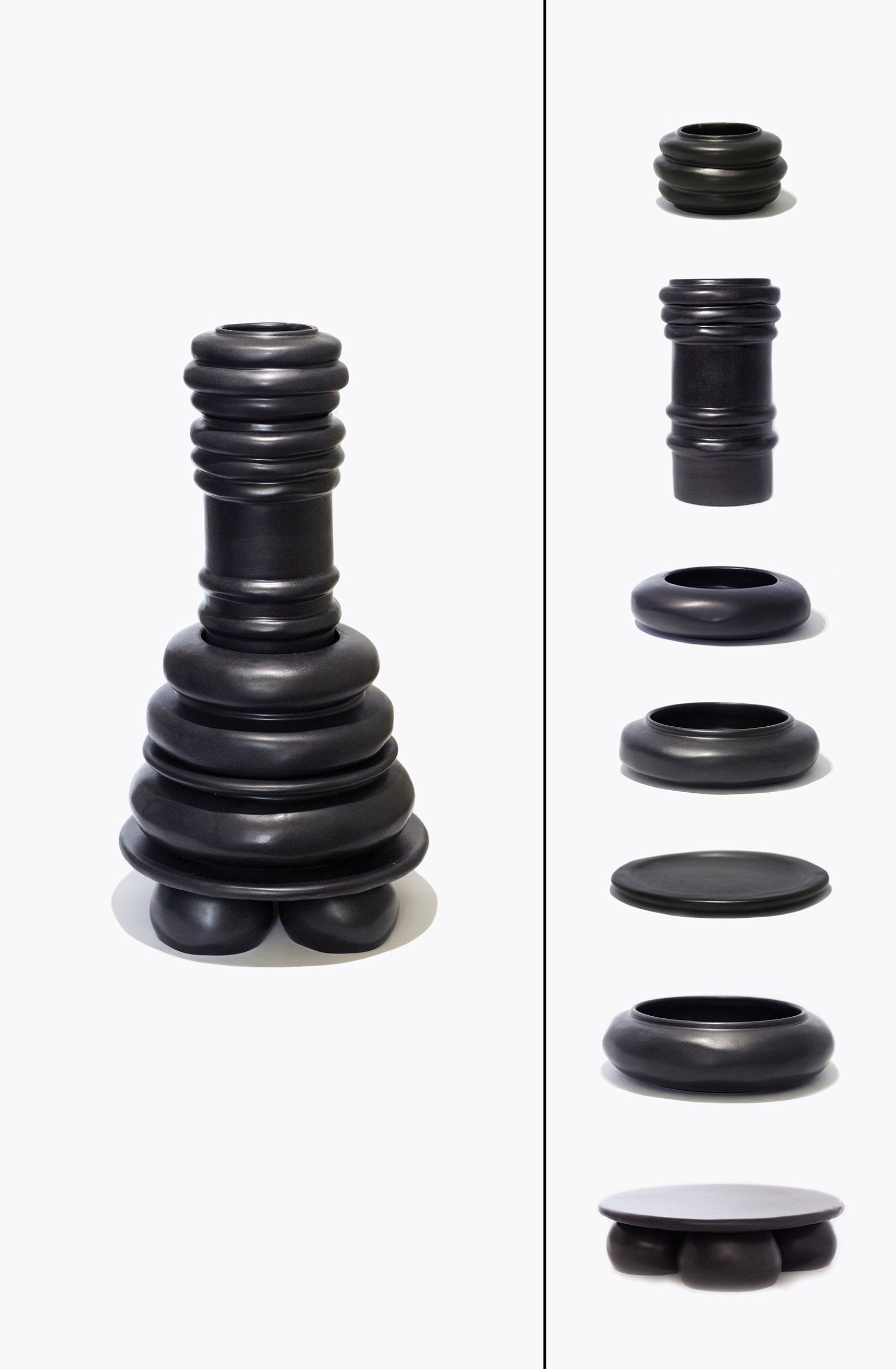Handcrafted Sculptural Dining Art Set