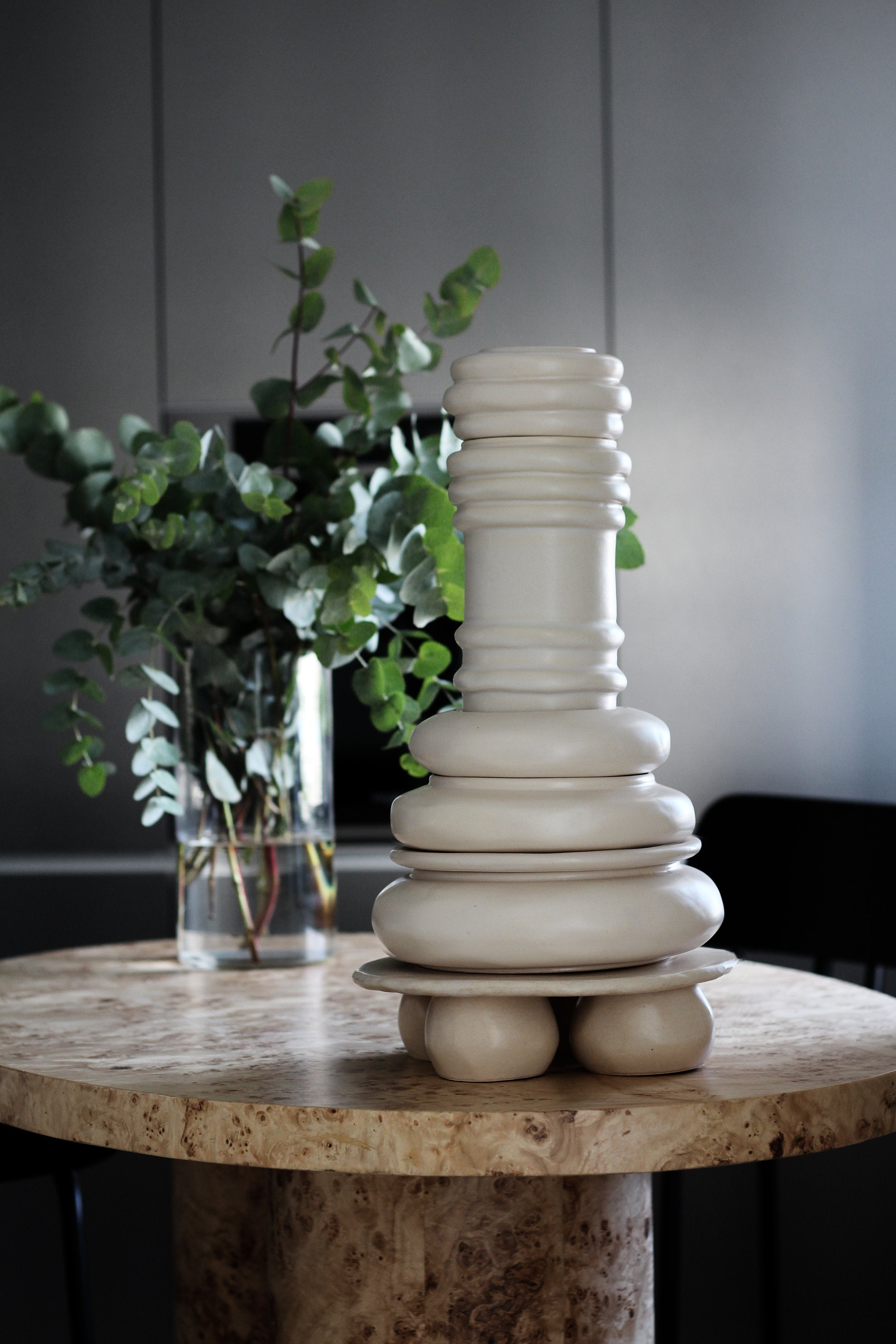 Handcrafted Sculptural Dining Art Set