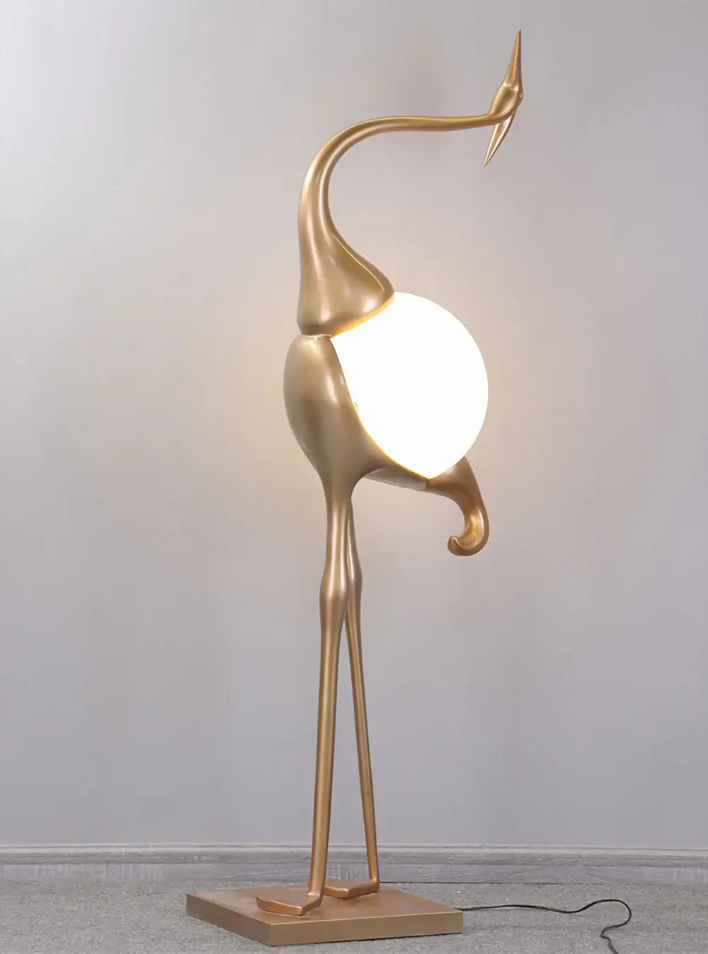 Animal Crane Floor Lamp