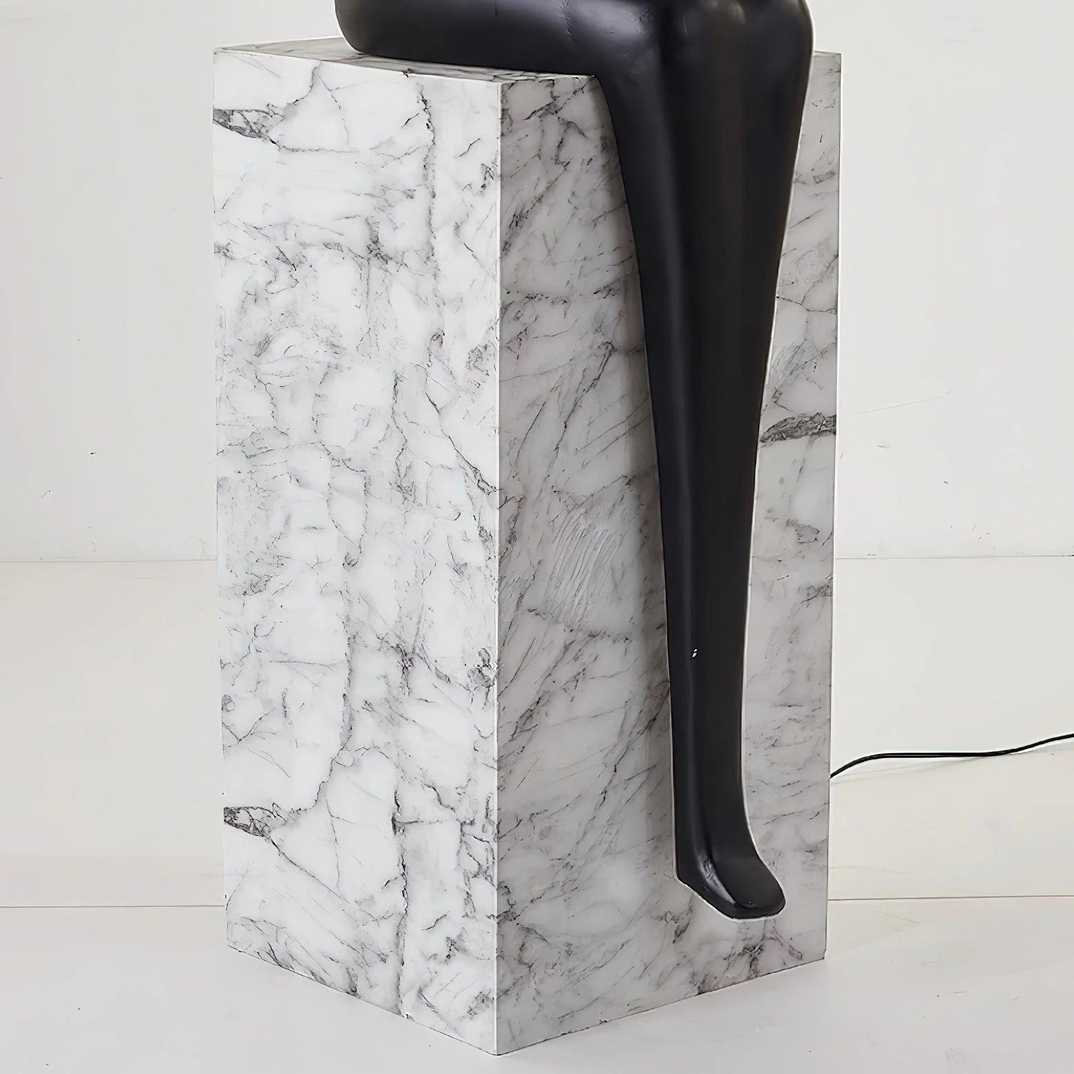 Sitting Sculpture Floor Lamp
