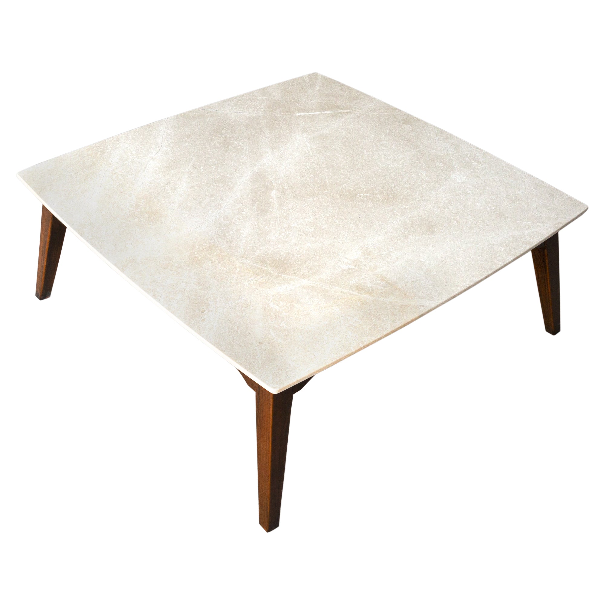 Beige Marble Coffee Table