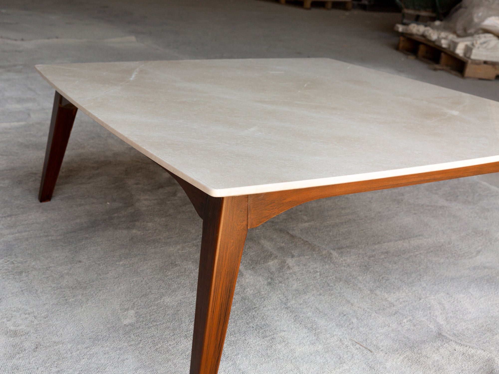 Beige Marble Coffee Table