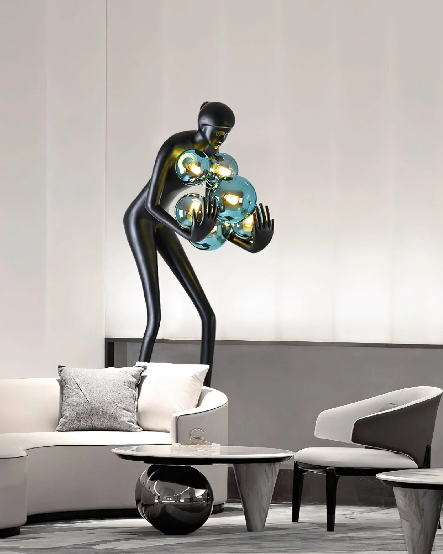 Statue Decoration Floor Lamp