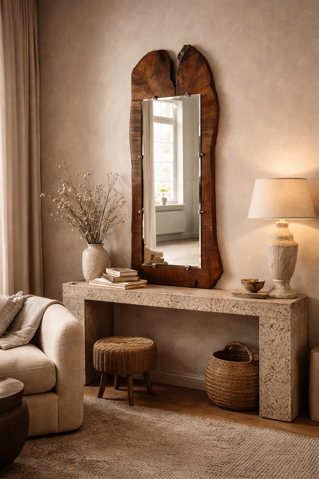 Norway Maple Live Edge Mirror