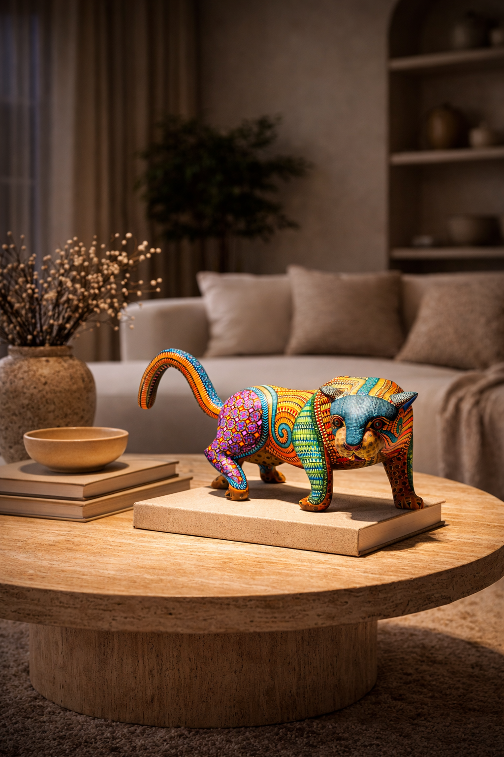 Hand-carved alebrije