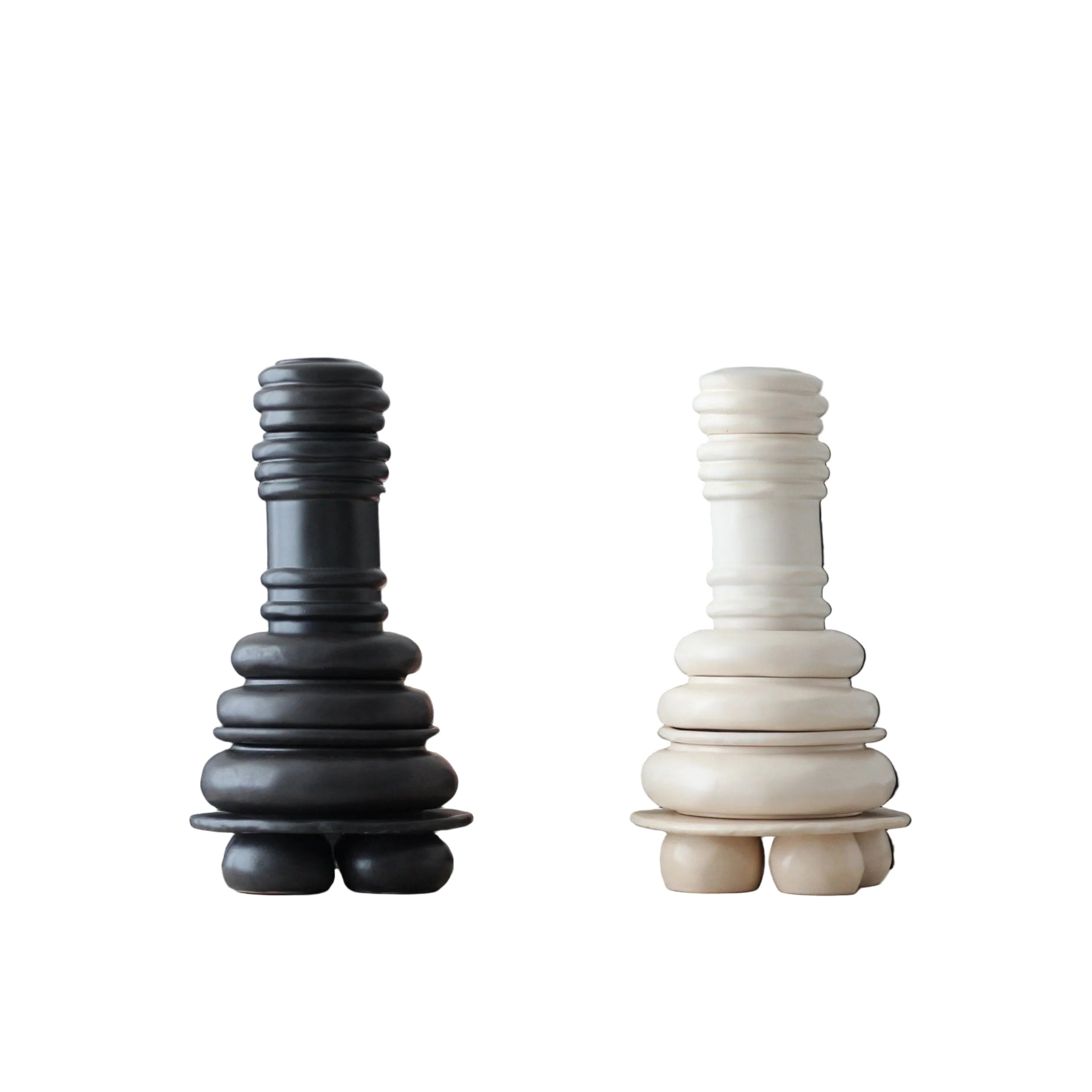 Handcrafted Sculptural Dining Art Set