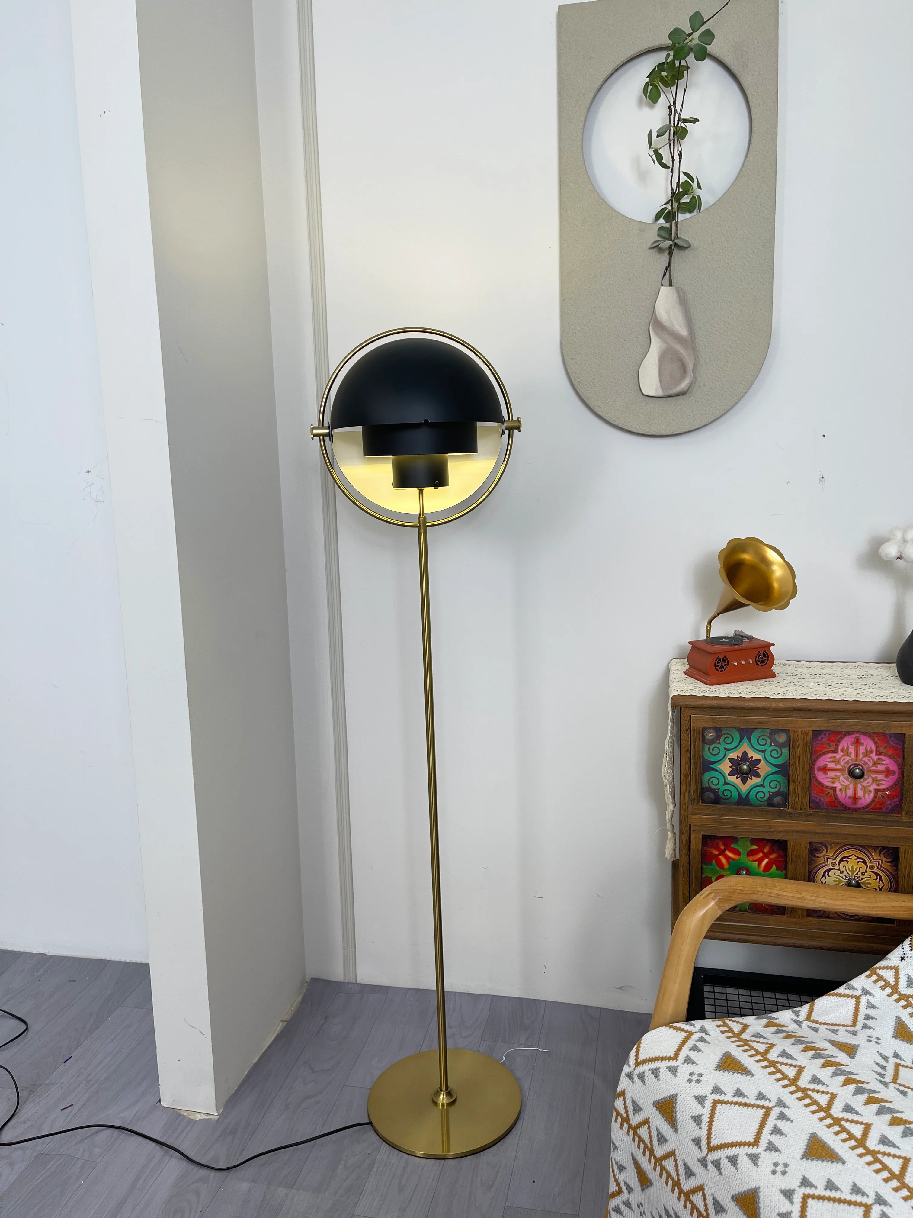 Rotating Ball Floor Lamp