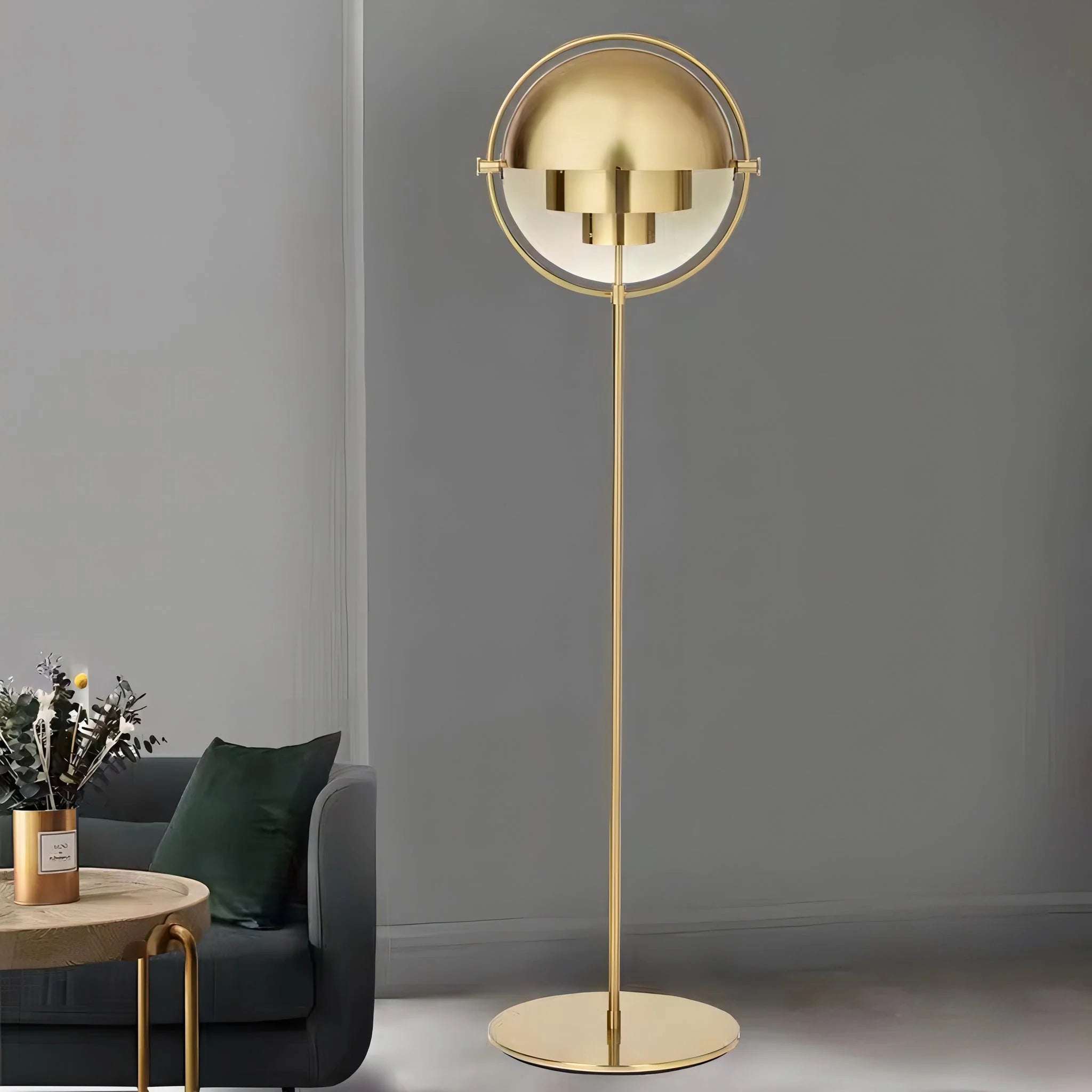 Rotating Ball Floor Lamp