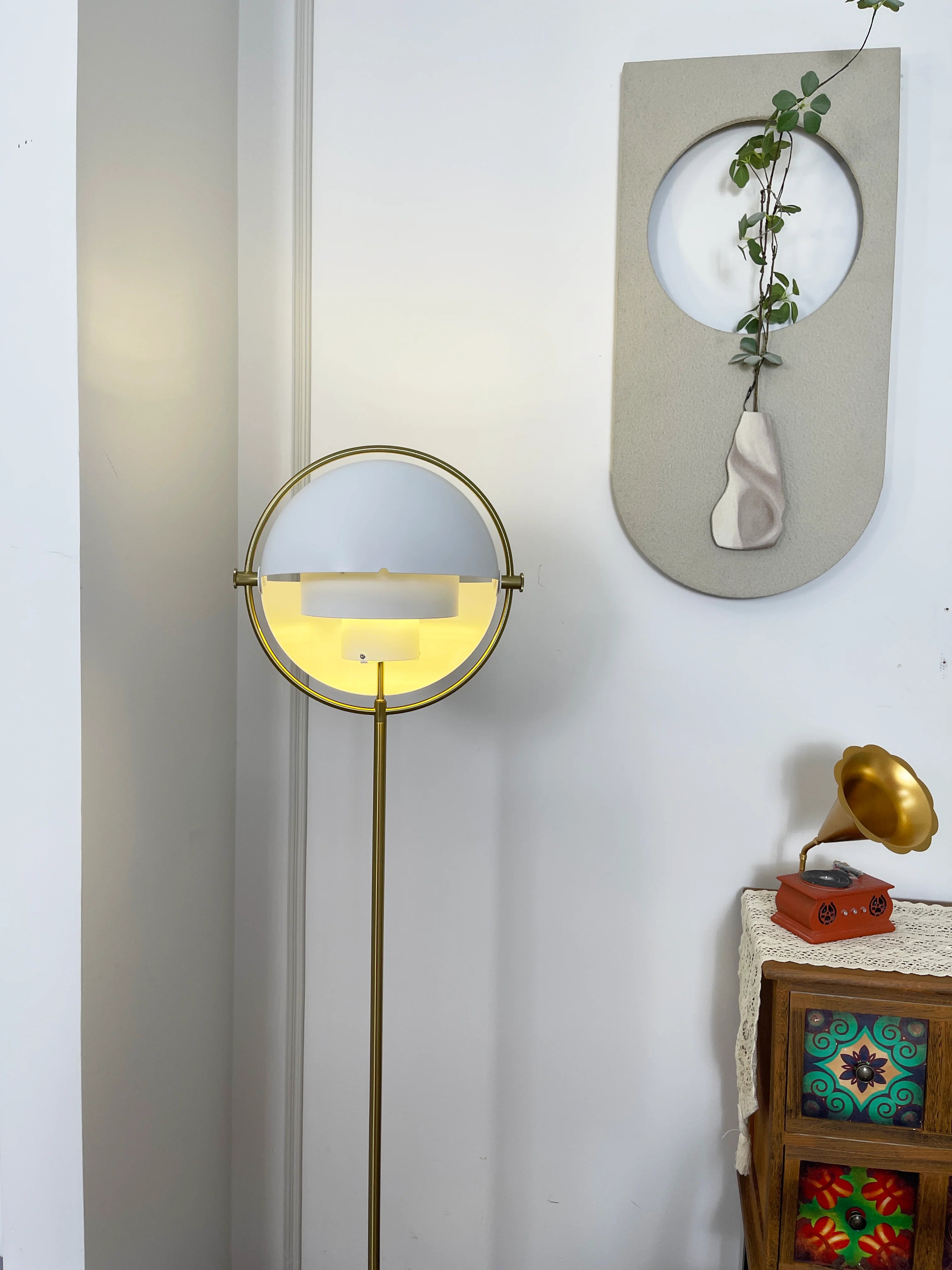 Rotating Ball Floor Lamp