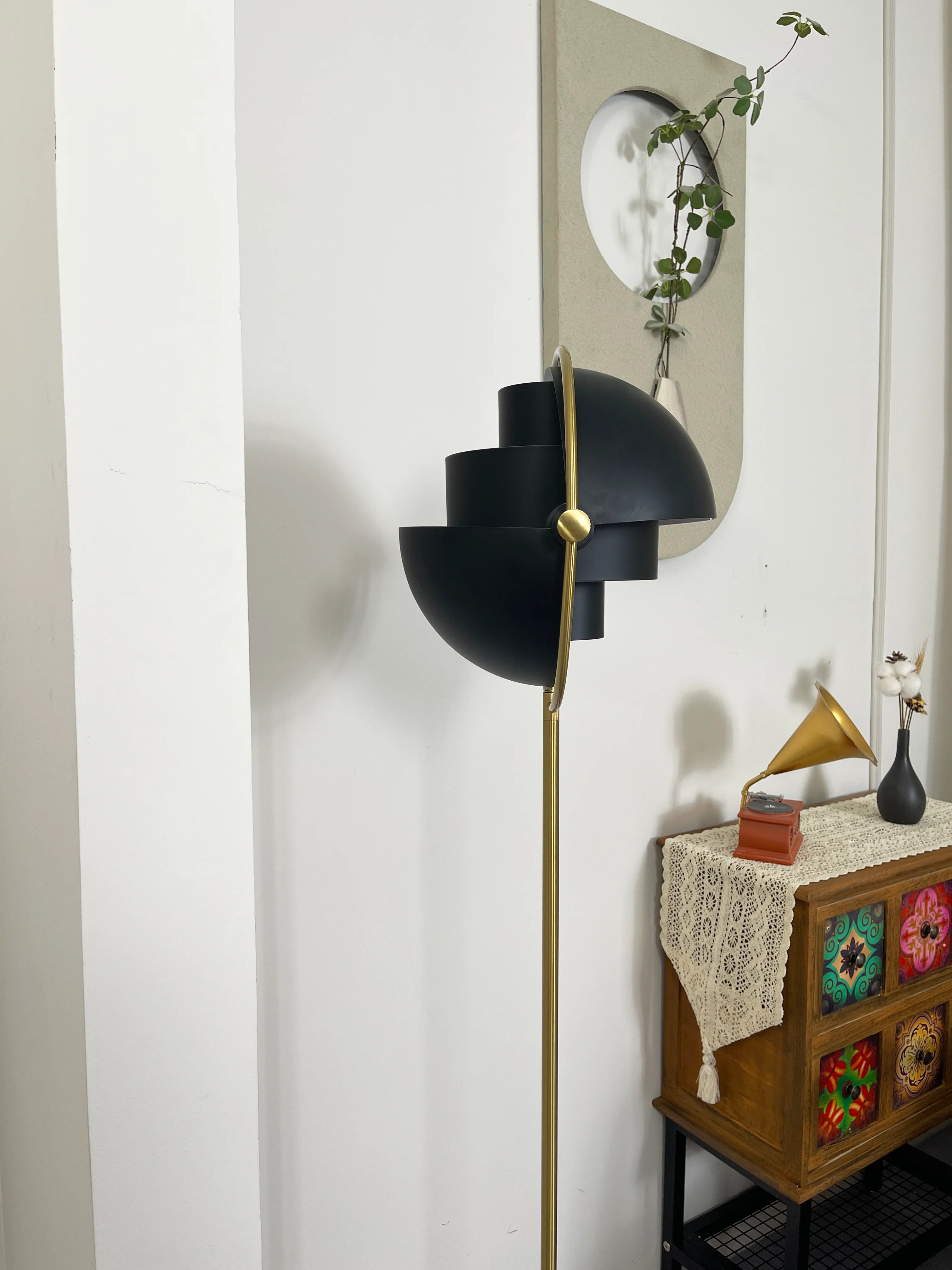 Rotating Ball Floor Lamp