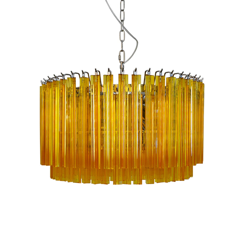 Murano Round Prisms Chandelier