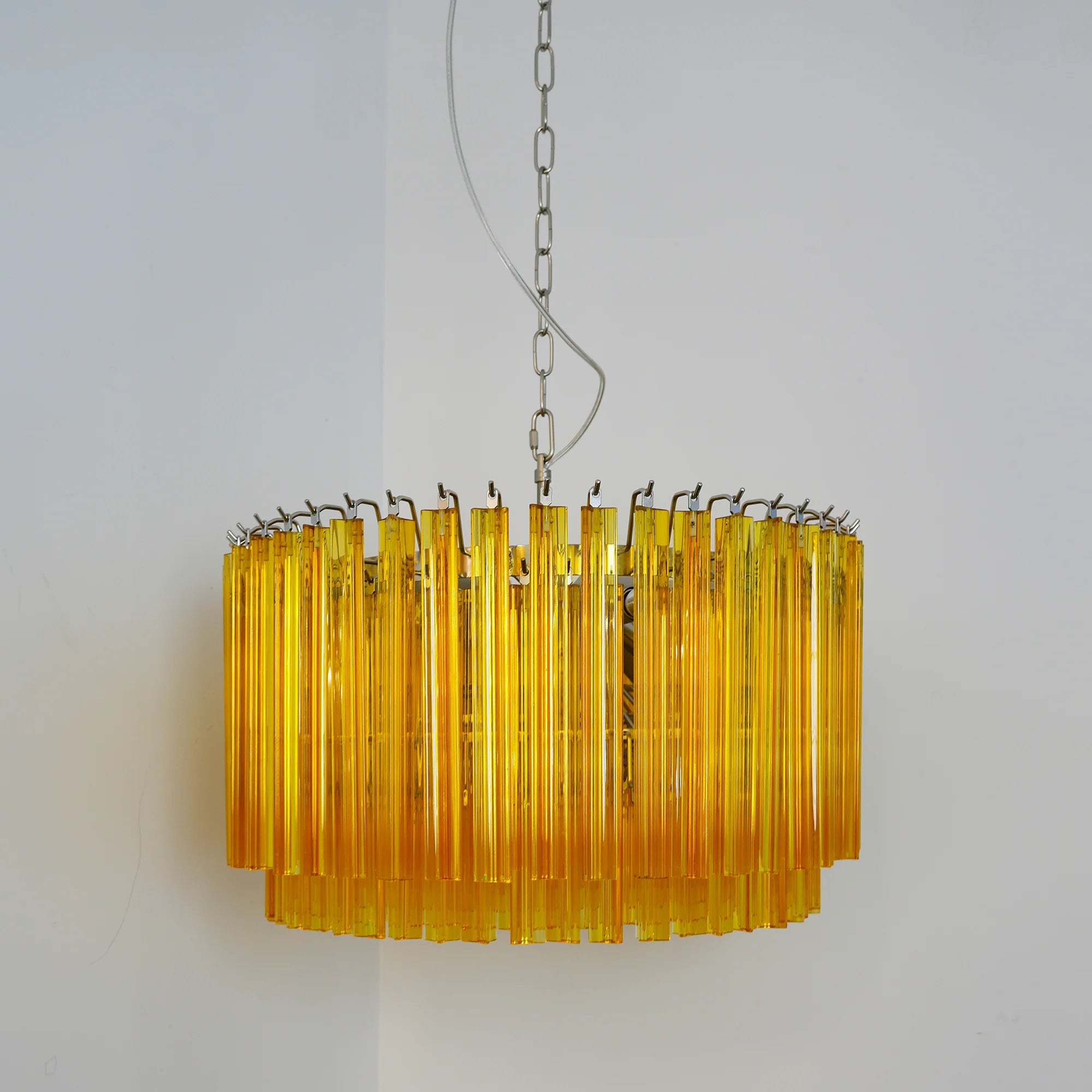 Murano Round Prisms Chandelier