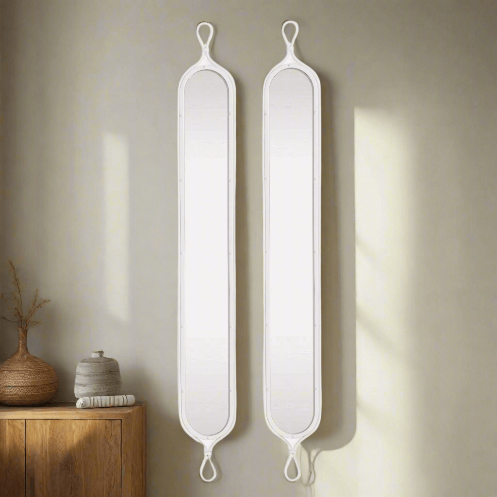White Mirrors with Vintage French Design